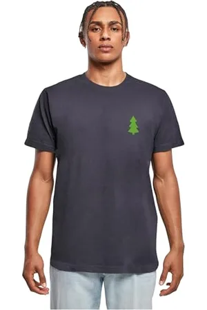 Merchcode Herren T-Shirt 100% Baumwolle Marine M