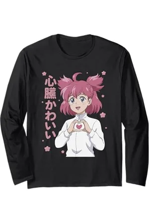 NineBlack Vintage Japanische Anime Girl Style 02 Langarmshirt
