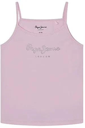 Pepe Jeans Mädchen T-Shirt Anastasia, Rosa (Soft Pink), 12 Jahre