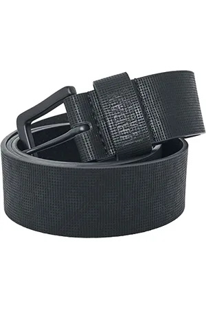 Urban classics Unisex Gürtel Fake Leather Belt, Unisex Gürtel mit Dornschließe, aus Polyester, perfektes Accessoire, black, L