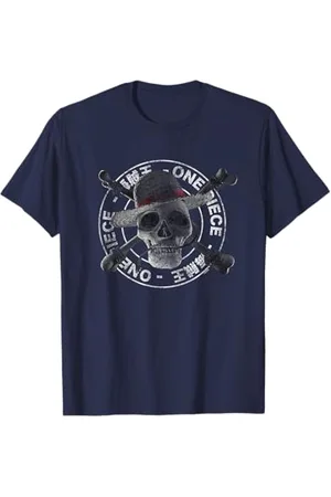 Onepiece Skull and Crossbones Stamp T-Shirt
