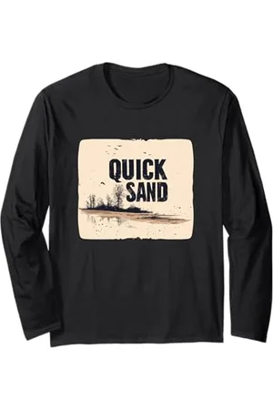 Quick Coole Treibsand-Rede für Mann und Frau Langarmshirt