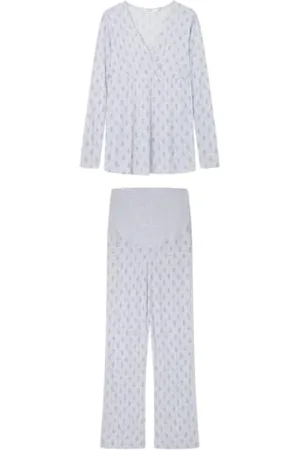 Women secret Damen Long Pyjama Maternity 1 Pyjamas, , 42