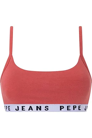Pepe Jeans Damen Solid STR Brlt Bra, Undurchsichtige, , S
