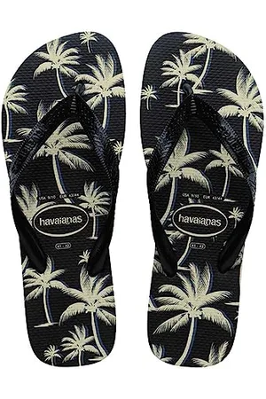 Havaianas – Aloha, bequeme, langlebige und sommerliche Flip-Flops, Sohle mit Blattmuster, rutschfeste Sohle, Herren