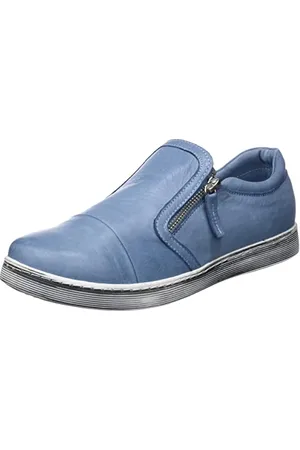 Andrea Conti Damen Slipper, bleu, 36 EU