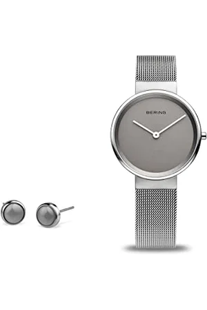 Bering Damen Uhr Quarz Movement - Classic Collection mit Edelstahl und Saphirglas 14531-077-GWP