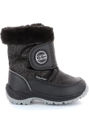 Kickers Jungen Unisex Kinder Jumpsnow WPF Schneeschuh, schwarz glänzend, 21 EU
