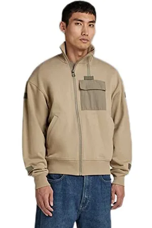 G-Star RAW Herren Utility Bomber Mix Loose Sweatshirt