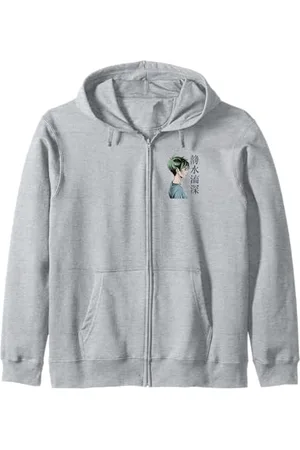 NineBlack Vintage Japanische Anime Girl Style 03 Kapuzenjacke