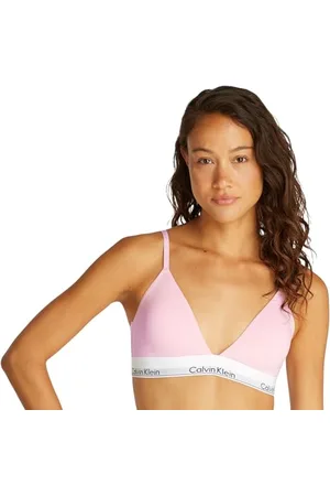 Calvin Klein Damen BH Bralette Triangle herausnehmbare Polster, (Buff Pink), S