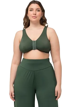 Ulla Popken Damen Bustier, Vorderverschluss 689668 BH, , 95D