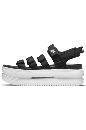 Nike Damen W ICON Classic Sandal Sneaker, Black/White-White, 43 EU