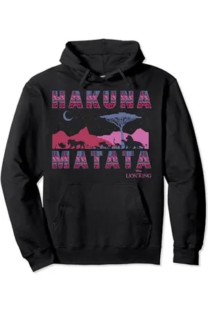Disney The Lion King Hakuna Matata Moon And Mountains Pullover Hoodie