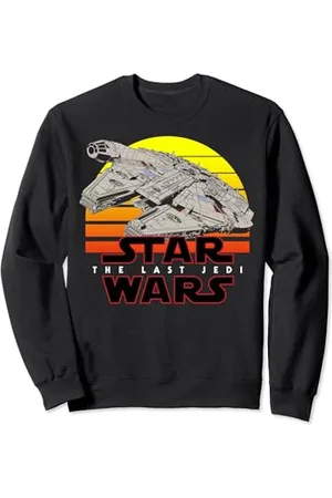 STAR WARS Last Jedi Millennium Falcon Retro Logo Sweatshirt