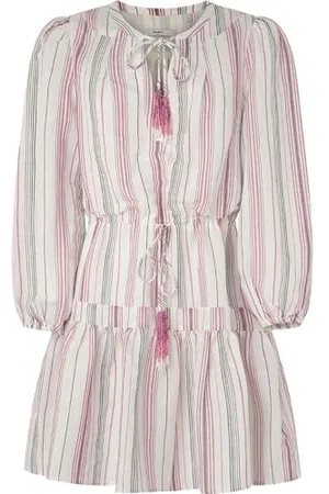 Pepe Jeans Damen Debbie Kleid, Weiß (Canvas White), S