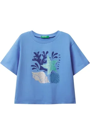 Benetton Mädchen 35ryc10oz T-Shirt, , 170 cm