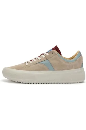 Brand Black Unisex Porto Sneaker, grau/rot (Grey Burgundy), 43.5 EU