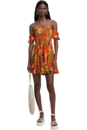 Desigual Damen Swim_Bahamas Dress Bikini-Überzug, , XS