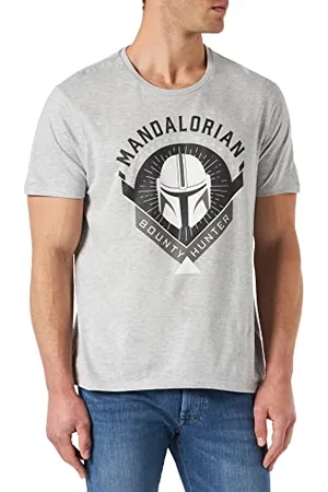 STAR WARS Herren Meswmants136 T-Shirt, Grau meliert, XL