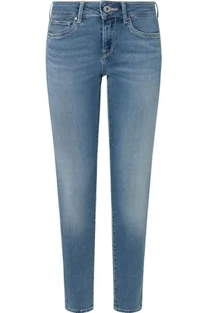 Pepe Jeans Damen Skinny Jeans Lw, Blau (Denim-MI6), 33W / 30L