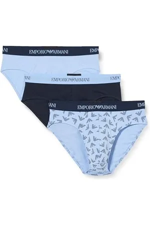 Emporio Armani Herren Pure Cotton 3-Pack Briefs, , S (3er Pack)