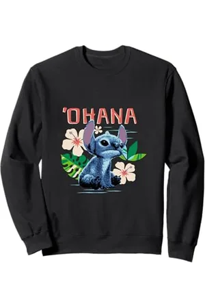Disney Lilo & Stitch Ohana Sitting Stitch Cute Logo Sweatshirt