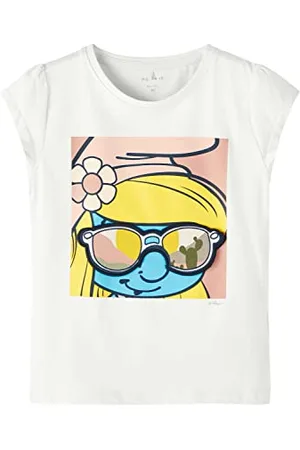 NAME IT Baby-Mädchen NMFANI Smurfs SS TOP VDE T-Shirt, , 92