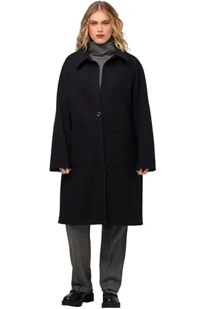 Ulla Popken Damen Sweatmantel Sweatjacke, , 42-44