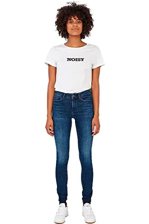 Noisy May Damen Nmlucy NW/Skinny Jeans Az115db Bg Noos Hose, Demin, 25W/30L EU