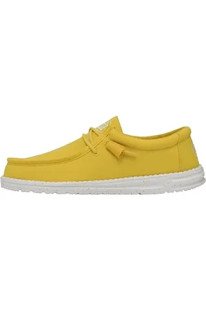 Hey dude Herren Wally Slub Canvas Moc Toe Shoes, , 40 EU