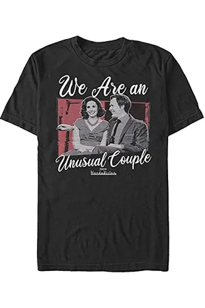 Marvel Unisex Wandavision Romantic Couple Organic Short Sleeve T-shirt, , XXL