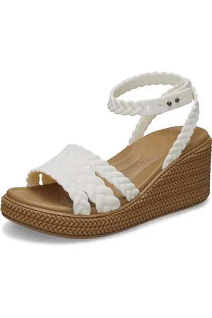 Crocs Mädchen Brooklyn Ankle Strap Wedge Sandale, , 37/38 EU