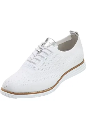 Cole Haan Damen Originalgrand Stitchlite Flügelspitze Oxford, Weiá (Optic White Knit/Optic White), 42 EU