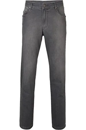 Brax Herren Style PEP Tapered Fit Jeans, Grey, 33W