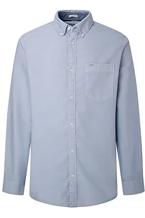 Pepe Jeans Herren Fabio Shirt, Blue (Bleach Blue), M