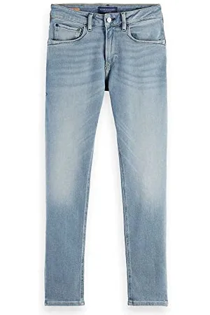 Scotch&Soda Herren Seasonal Essentials Skim in Organic Cotton Jeans, , 36W / 34L EU