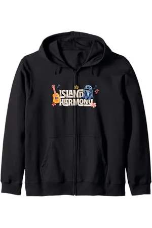 Disney Lilo & Stitch Island Harmony Distressed Logo Kapuzenjacke