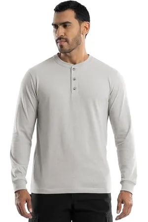 Wrangler Henley-T-Shirt für Herren, Jersey, langärmelig, , L