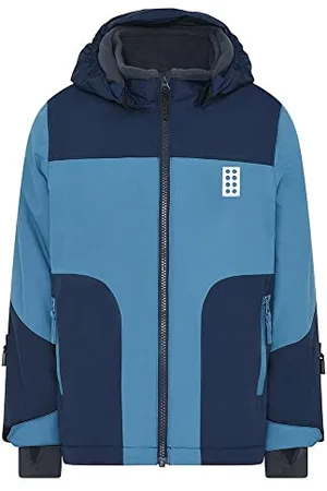 LEGO Wear Wear Unisex Wear Jungen Unisex Winterjacke Skijacke 12.000 Wassersäule Atmungsaktiv Lwjested 710 Regenjacke, , 86 EU