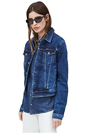 Pepe Jeans Damen CORE Jacket, 000DENIM (HG4), S