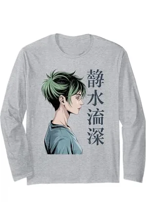 NineBlack Vintage Japanische Anime Girl Style 03 Langarmshirt