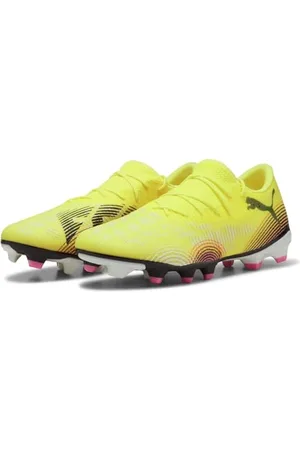 PUMA Unisex Future 8 Match Low FG/AG Fussballschuh, Yellow ALERT Black-Sun Struck, 43 EU