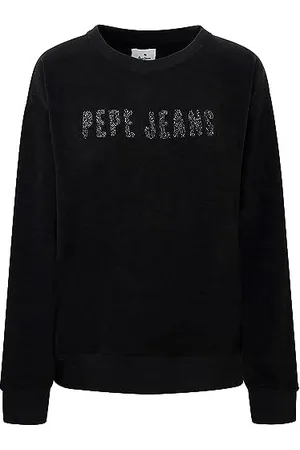 Pepe Jeans Damen Cacey Hooded Sweatshirt, Black (Black), XL