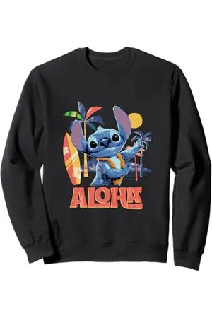 Disney Lilo & Stitch Aloha Hula Dance Distressed Sweatshirt