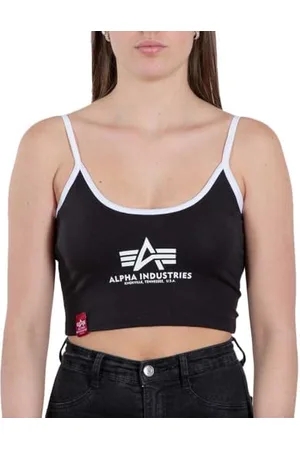 Alpha Industries Basic ML Cropped Tank Top Wmn Tank Top für Damen Black