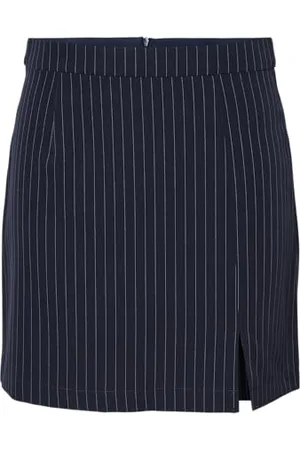 Pieces® Pcbozzy Slit Skirt Pinstripe Noos Bc