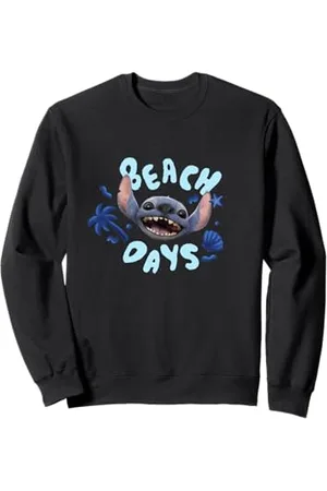 Disney Lilo & Stitch Beach Days Big Stitch Face Logo Sweatshirt