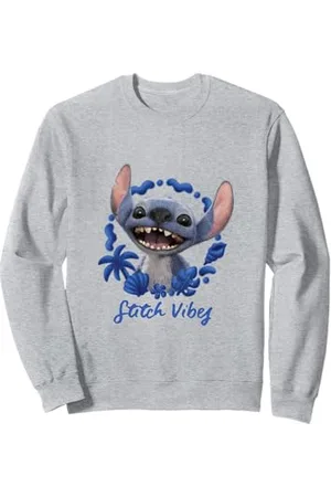 Disney Lilo & Stitch Stitch Vibes Cute Face Portrait Sweatshirt