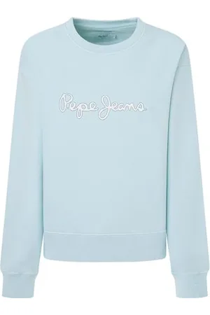 Pepe Jeans Damen Lana Sweatshirt, Blau (Aqua Blue), XS